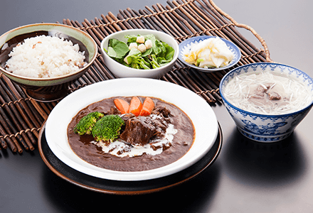 牛たんシチュー定食