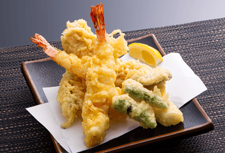 海老入り天ぷら盛り合わせ